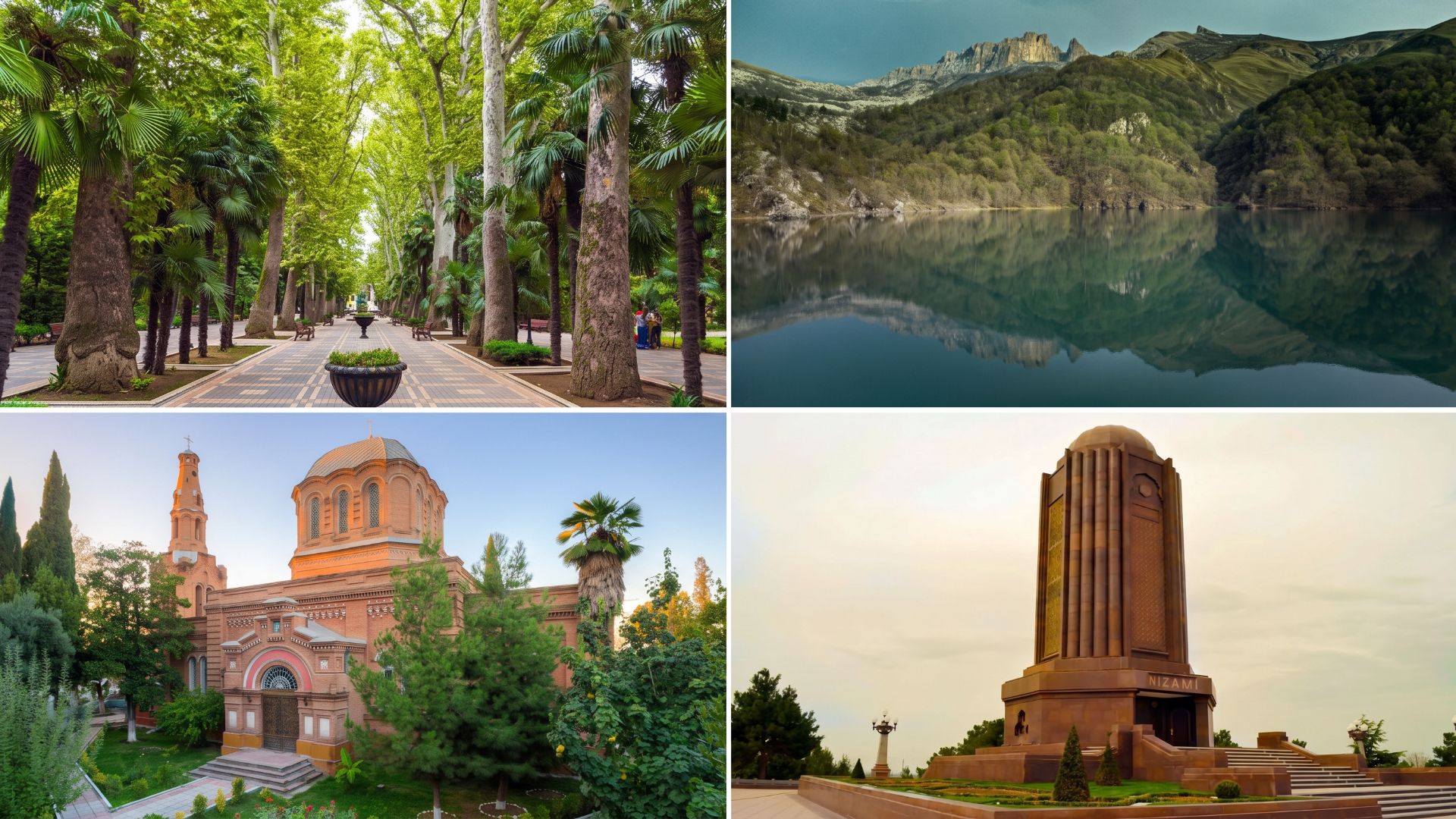 Popular natural and visitor attractions in Ganja