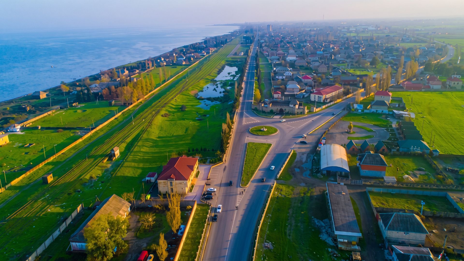 Lankaran mountain landscape and natural scenery
