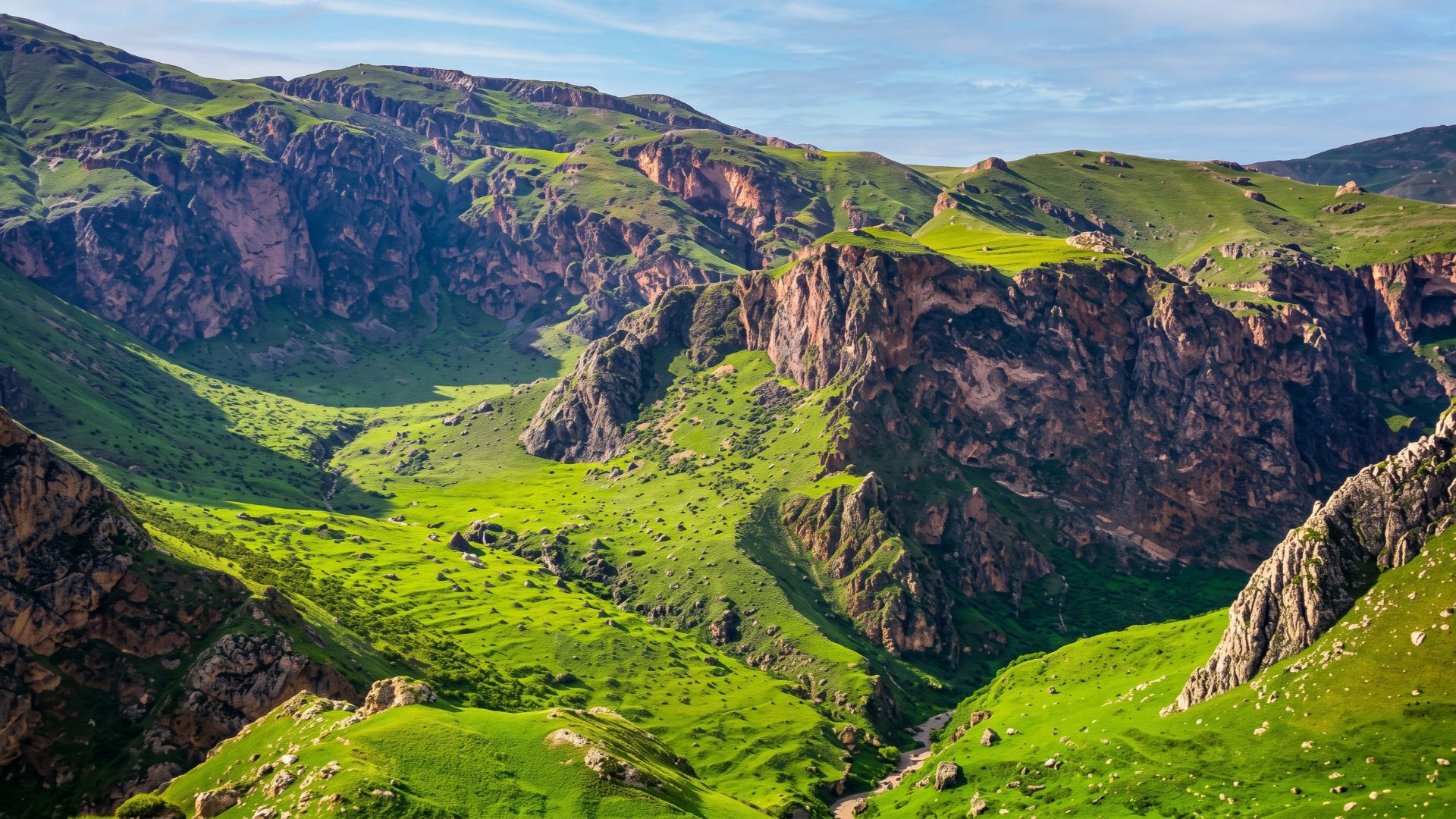 Guba mountain landscape and natural scenery