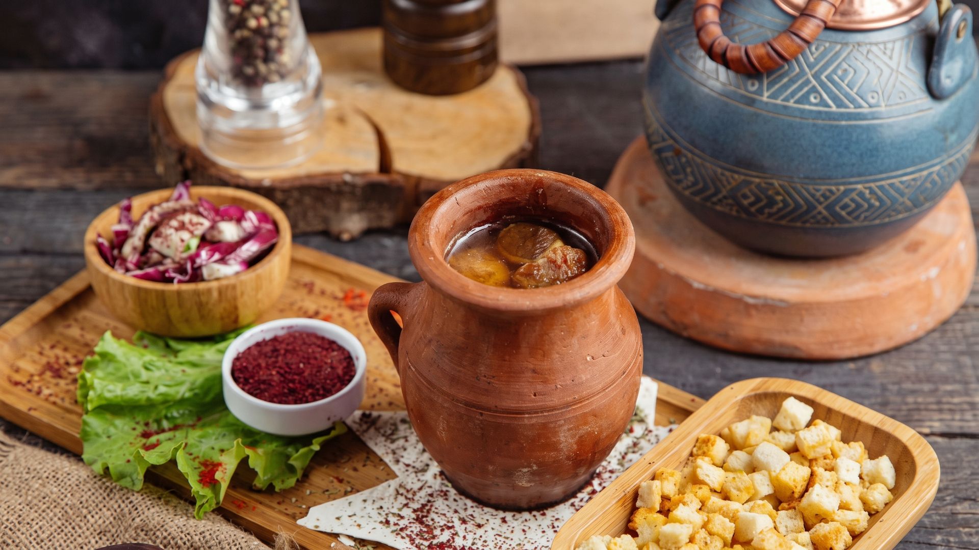 Traditional dishes from Sheki